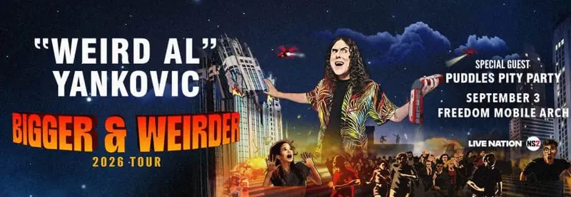 “Weird Al" Yankovic: Bigger & Weirder 2026 Tour en Freedom Mobile Amphitheatre