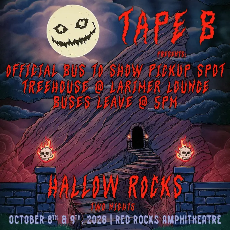 Tape B Bus To Show Pickup Spot at Larimer Lounge