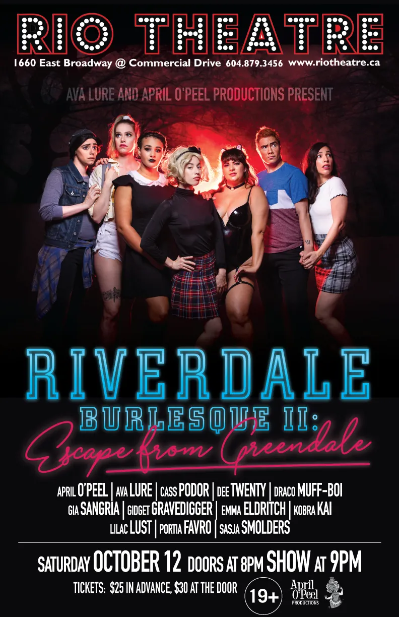 Riverdale Burlesque II: Escape From Greendale à Rio Theatre