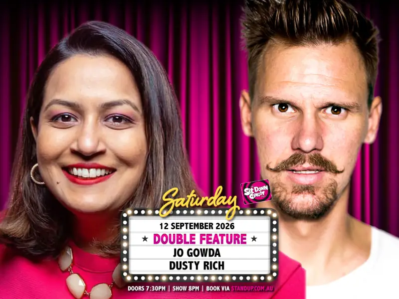 Saturday Double Feature - Sat 12 Sep en Sit Down Comedy Club