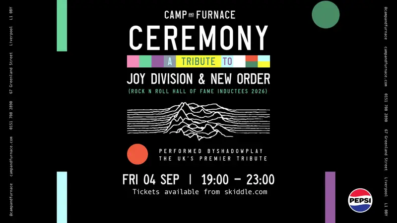Joy Division and New Order Performed Live By Shadowplay at Camp and Furnace