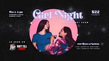 Girl Night on Tour! All-women LIVE Comedy At Tipsy Toucan ( à The Tipsy Toucan