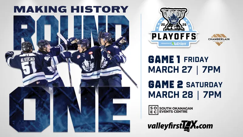 WHL Playoffs Round 1, Game 1 at South Okanagan Events Centre