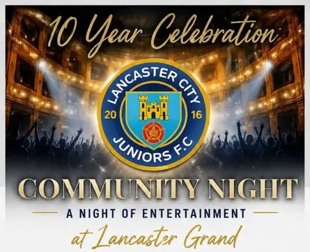 Lancaster City Juniors – Community Night at Lancaster Grand Theatre