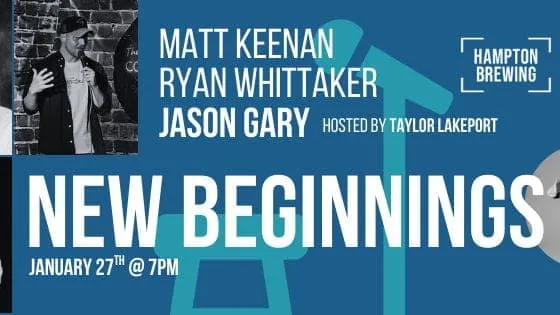 New Beginnings: Stand-up Comedy Show @ Hampton Brewing