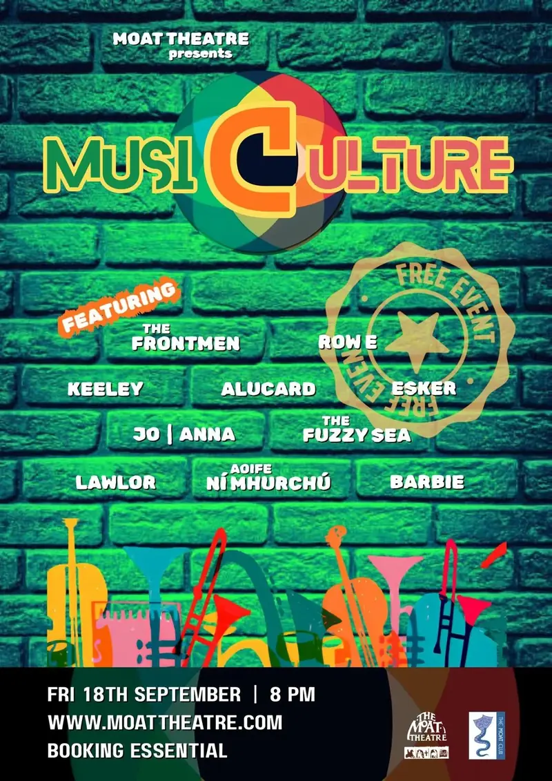 MUSICULTURE - Culture Night 2026 à Moat Theatre & Café