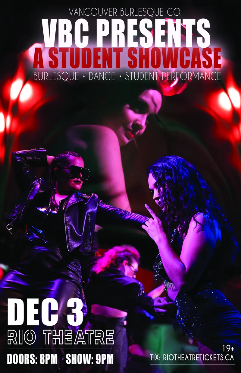 Vancouver Burlesque Co.’s Fall Student Showcase & 12th Anniversary Party à Rio Theatre