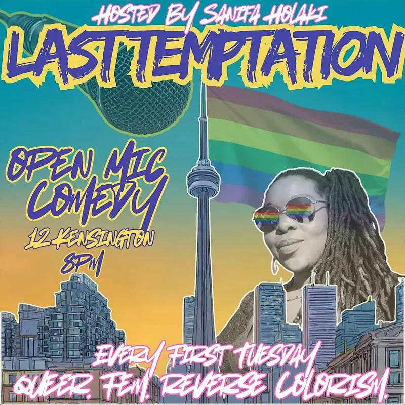 Last Temptation Stand Up comedy Open mic Black/Queer/Fem Priority night en Last Temptation