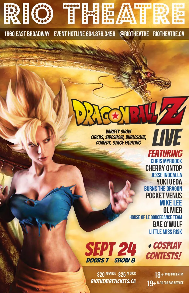 Dragonball Z Live! Variety Show à Rio Theatre