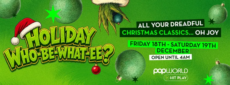Holiday who-be-what-ee at Popworld Leeds