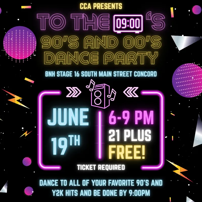 To the 9:00's - 90's & 00's Dance Party