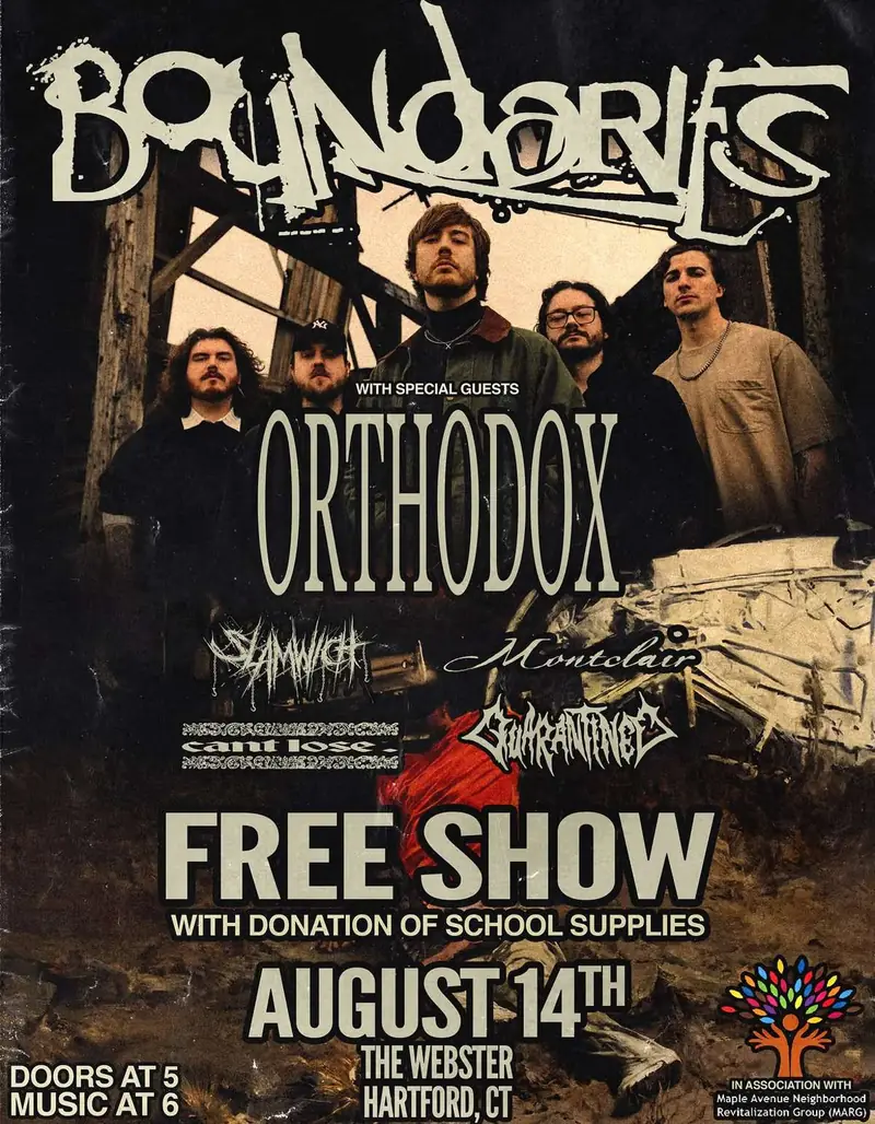 BOUNDARIES “Yearning: The unbeautiful after” Free Release Event at The Webster