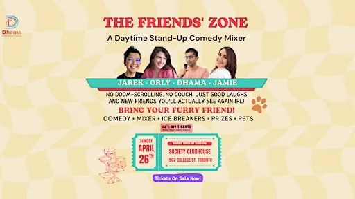 The Friends' Zone: A Stand-Up Mixer for Humans & Their Pets [Win Cash]