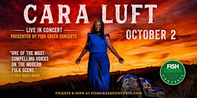 Fish Creek Concerts presents Cara Luft at River Park Church