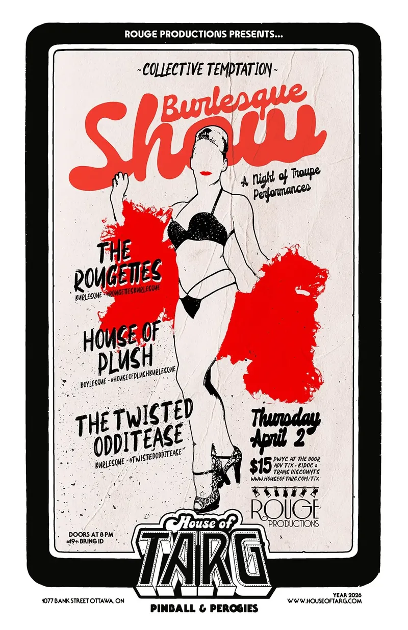 Collective Temptation Burlesque: w The Rougettes