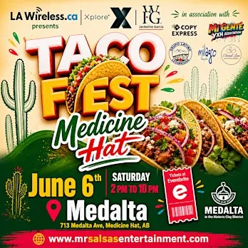 Taco Fest Medicine Hat at Medalta à Medalta in the Historic Clay District