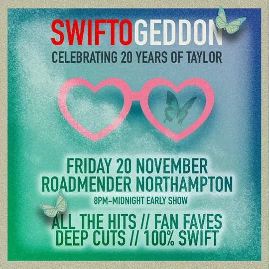 SWIFTOGEDDON - The Taylor Themed Club Nigh à Roadmender