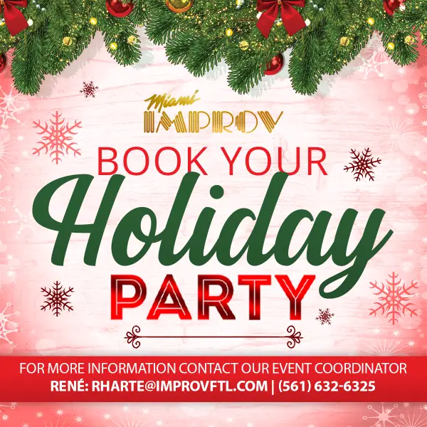 Book Your Holiday Party at Miami Improv Comedy Club