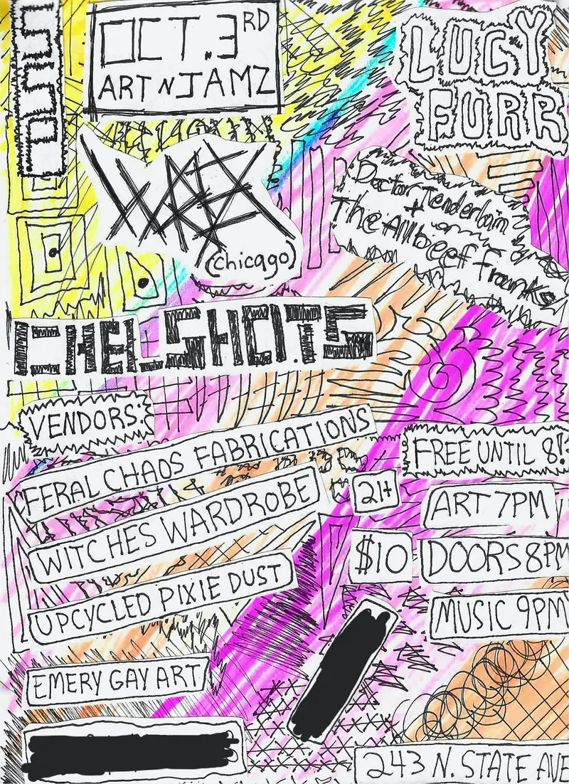 WREX (Chicago, IL) / CHELSHOTS / LUCY FURR / DR. TENDERLOIN & THE ALL BEEF FRANKS at State Street Pub
