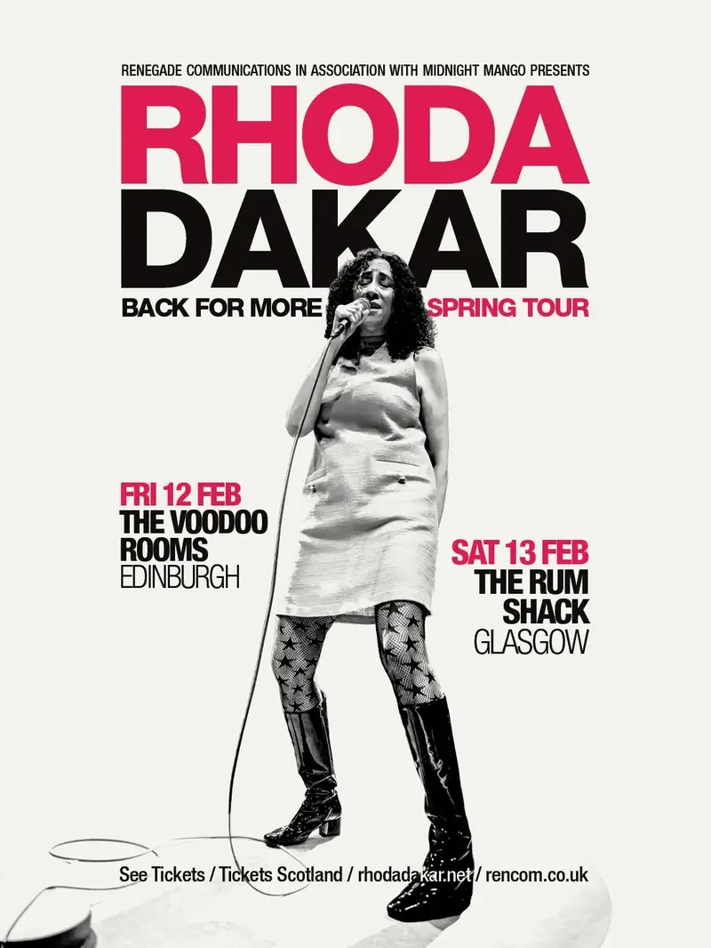 Rhoda Dakar en The Voodoo Rooms