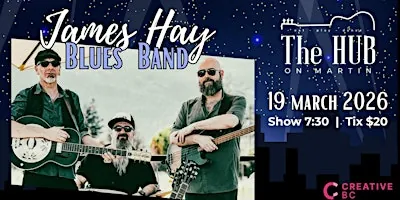 Live music @ The Hub On Martin featuring-James Hay Blues Band