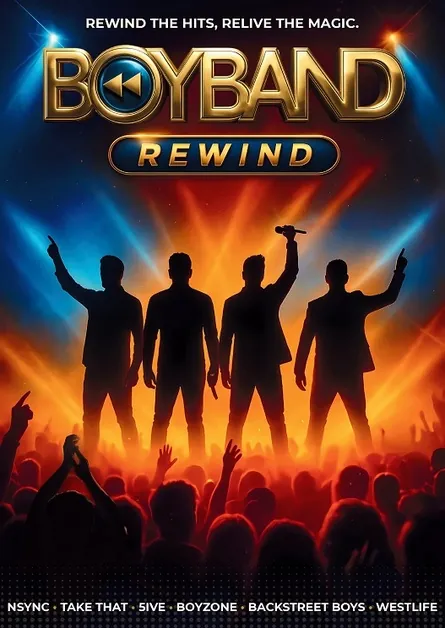 Boyband Rewind en Hanger Farm Arts Centre
