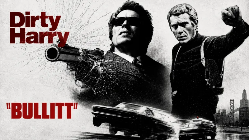 $5 Double Feature: Dirty Harry (1971) & Bullitt (1968)
