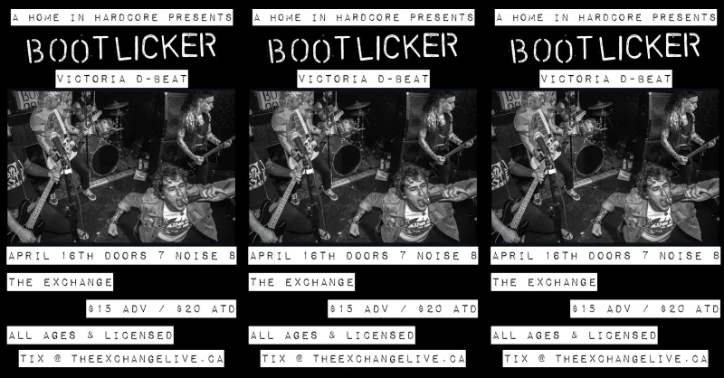 Bootlicker, Krash at Exchange/The Club