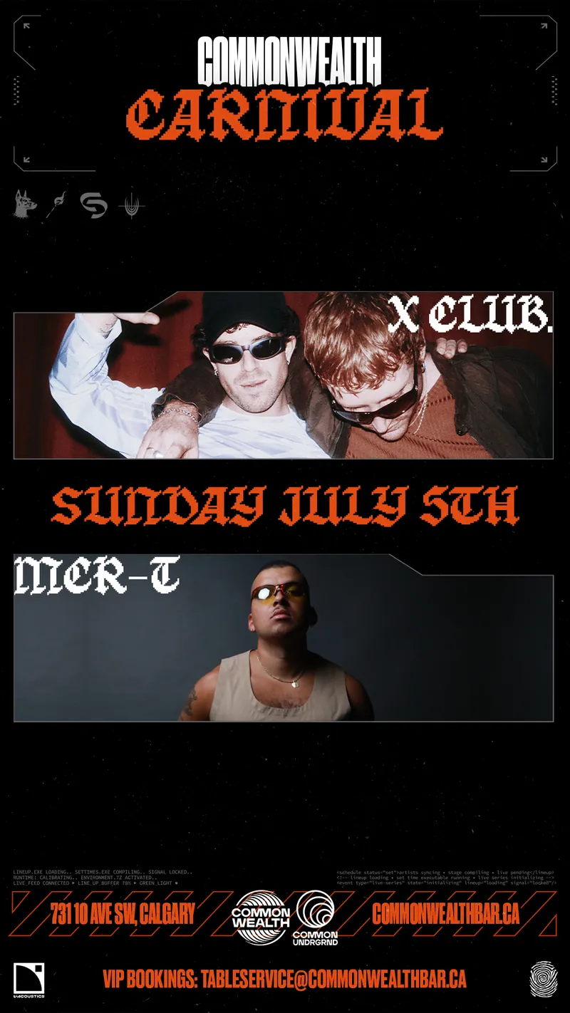 X CLUB. & MCR at Commonwealth Bar & Stage