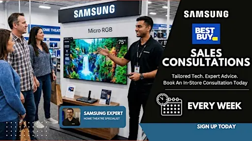 Winnipeg - Samsung Home Theatre Appointment Based Sales Consultations à Best Buy