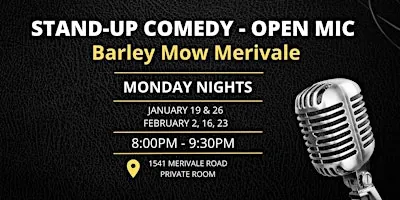 Comedy Night at Barley Mow Merivale at Barley Mow - Merivale Road