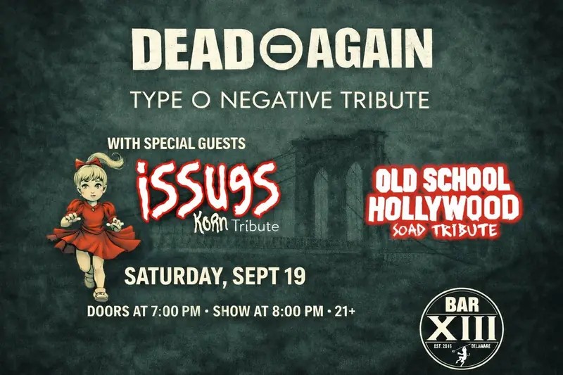 Dead ⊖ Again (Type O Negative Tribute) à Bar XIII