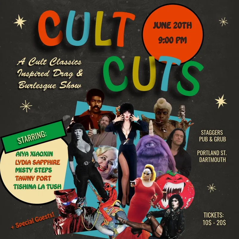 Cult Cuts: A Drag & Burlesque Show à Staggers Pub & Grub