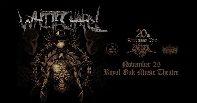 Whitechapel à Royal Oak Music Theatre