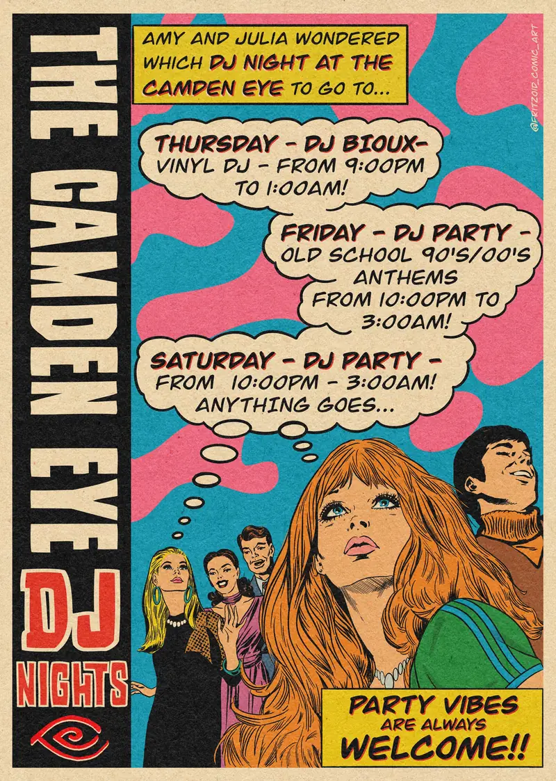 DJ PARTY THURSDAY, FRIDAY & SATURDAY
