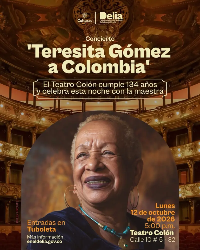 Teresita Gómez at Teatro Colón