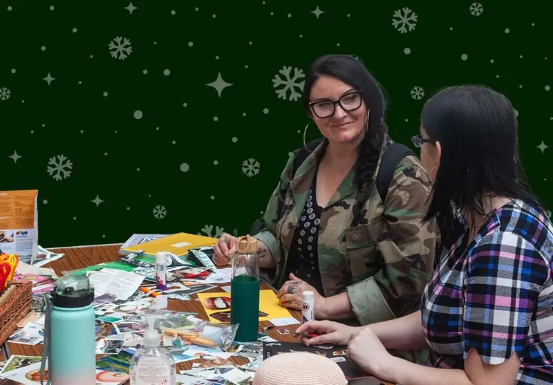 Christmas Craft and Chat: Wonderful Winter in a Box