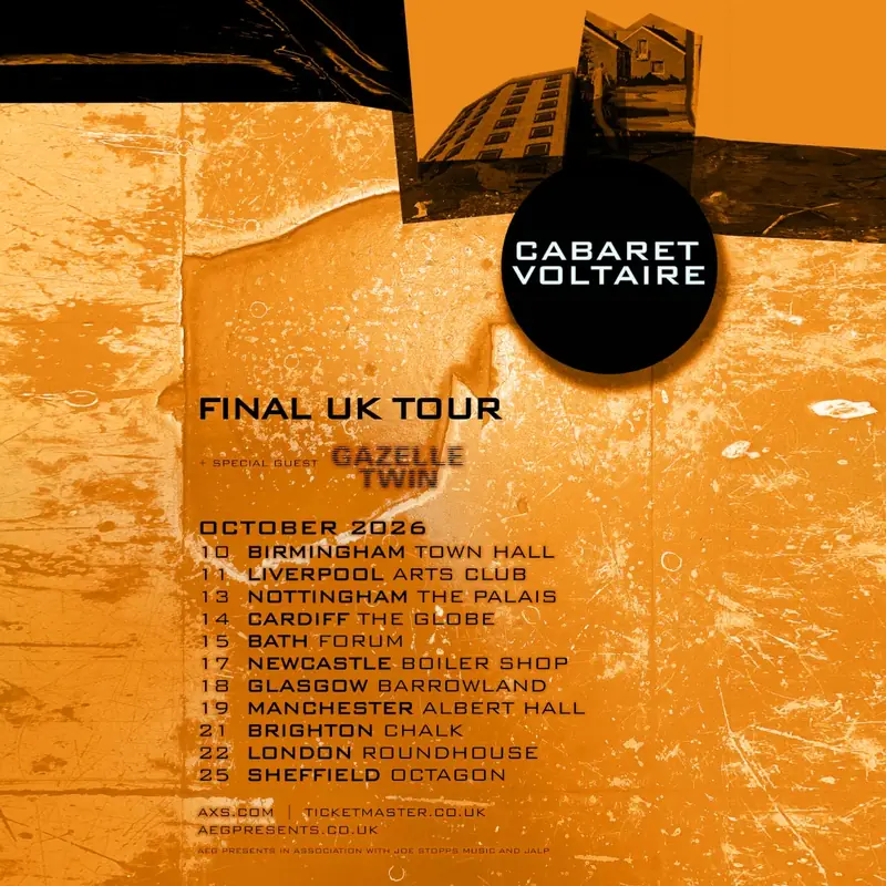 CABARET VOLTAIRE'S FINAL UK TOUR à Barrowland Ballroom