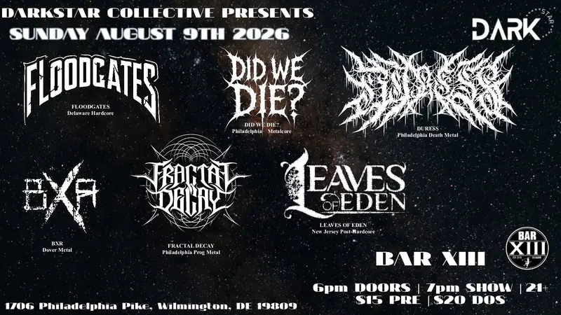 Bar XIII August Metal Extravaganza at Bar XIII
