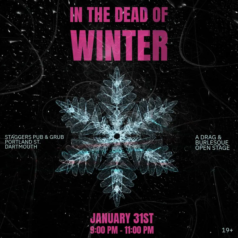 In The Dead of Winter: A Drag & Burlesque Open Stage