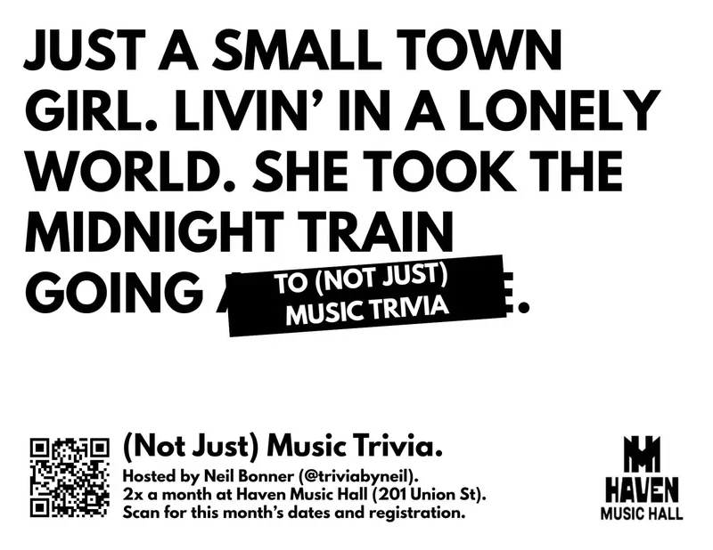 (Not Just) Music Trivia at Haven Music Hall