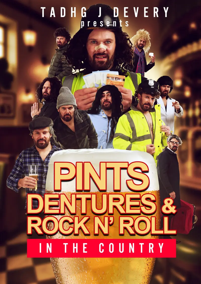Tadhg Devery Presents: Pints, Dentures & Rock ’n’ Roll à Moat Theatre & Café