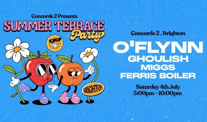 O'Flynn Summer Terrace Party at Brighton Concorde 2