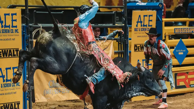 Dixie National Rodeo à Mississippi Coliseum