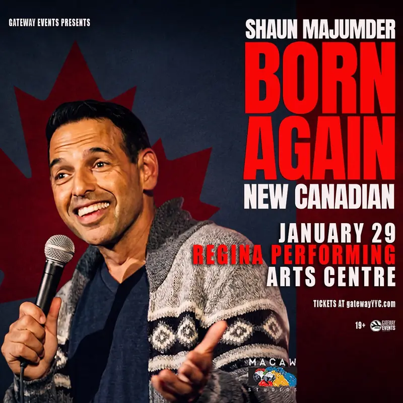Shaun Majumder - Regina à Regina Performing Arts Centre