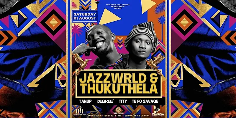 JAZZWRLD & THUKUTHELA LIVE IN EDMONTON at 10524 101 St NW