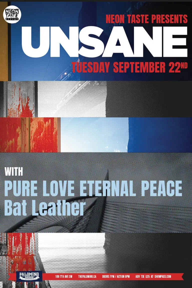 Neon Taste presents Unsane ‘Occupational Hazard’ Tour à The Palomino Smokehouse and Social Club
