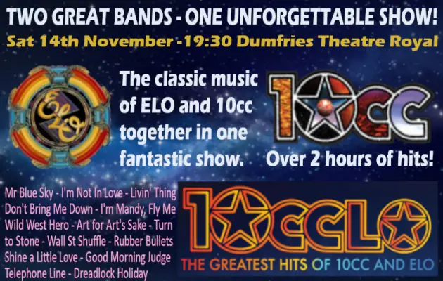 10CCLO: The Greatest Hits of 10cc and ELO.