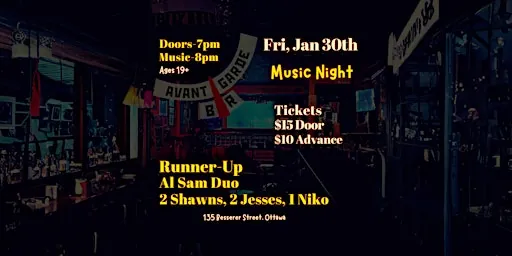 Live Music Night at Avant-Garde - Runner Up, Al Sam Duo & SJN