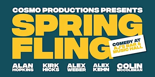 Spring Fling Comedy Tour: AJ’s Music Hall à AJS Bar & Music Hall